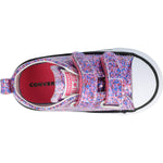Converse Chuck Taylor All Star 2V Ox Coated Glitter Bold Pink/Black Synthetic 9 US Infant