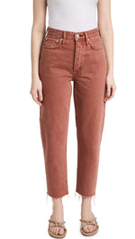 rag & bone Women's Alissa Jeans, Honey Brown, 24