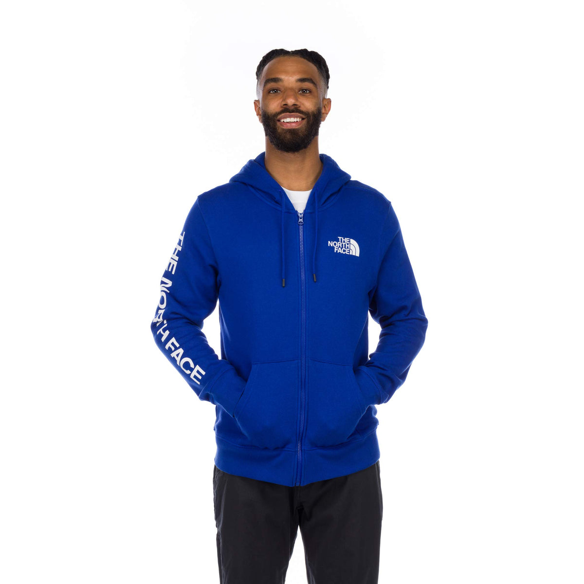 THE NORTH FACE Men's 80/20 Half Dome Full Zip, TNF Blue, X-Large
