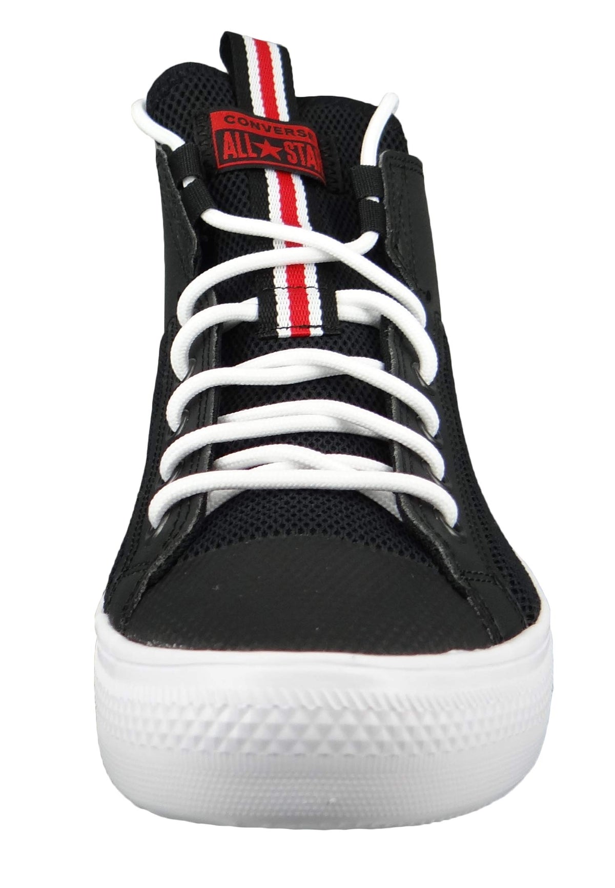 Converse Men's Chuck Taylor All Star Ultra Cons Force Sneaker, Black/University Red/White, 9 M US