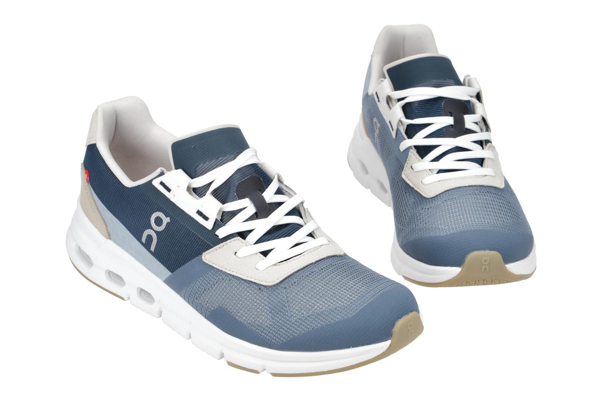 On Women's Cloudrift Sneakers, Metal/Navy, Blue, 8 Medium US