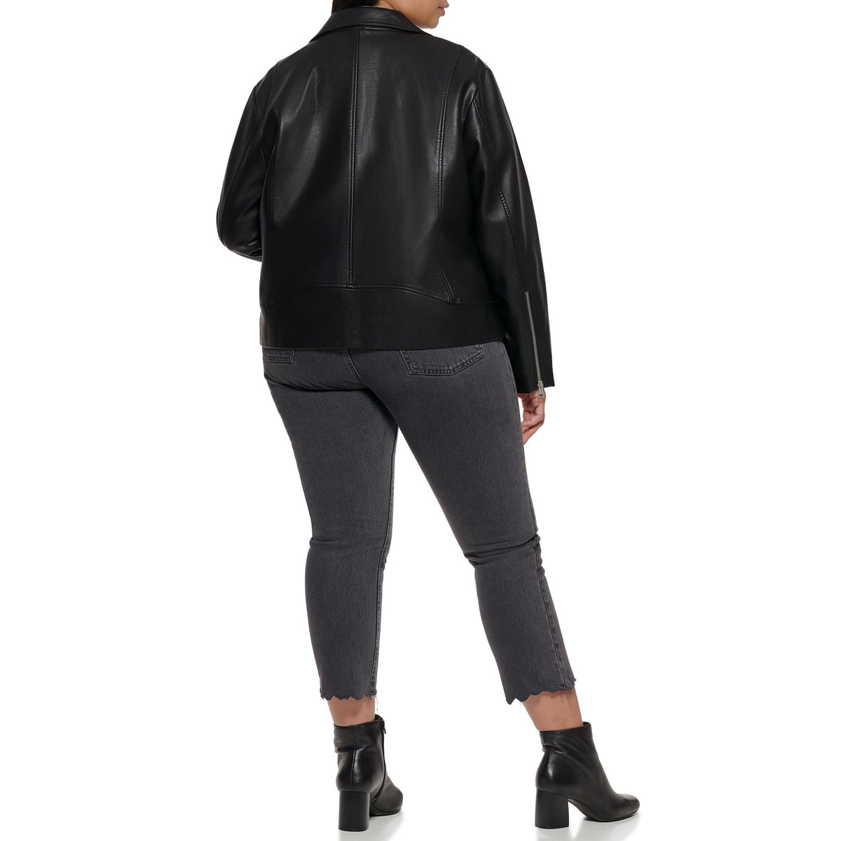 Levi's Womens Vegan 538 Moto (Regular & Plus Size) Faux Leather Jacket, Black, Small US
