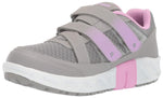 Propet Women's Matilda Strap Sneaker, Grey/Pink, 10 D US