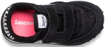 Saucony Unisex-child Baby Jazz Hook & Loop Seasonal Sneaker, Black Sparkle/Zebra, 5 M