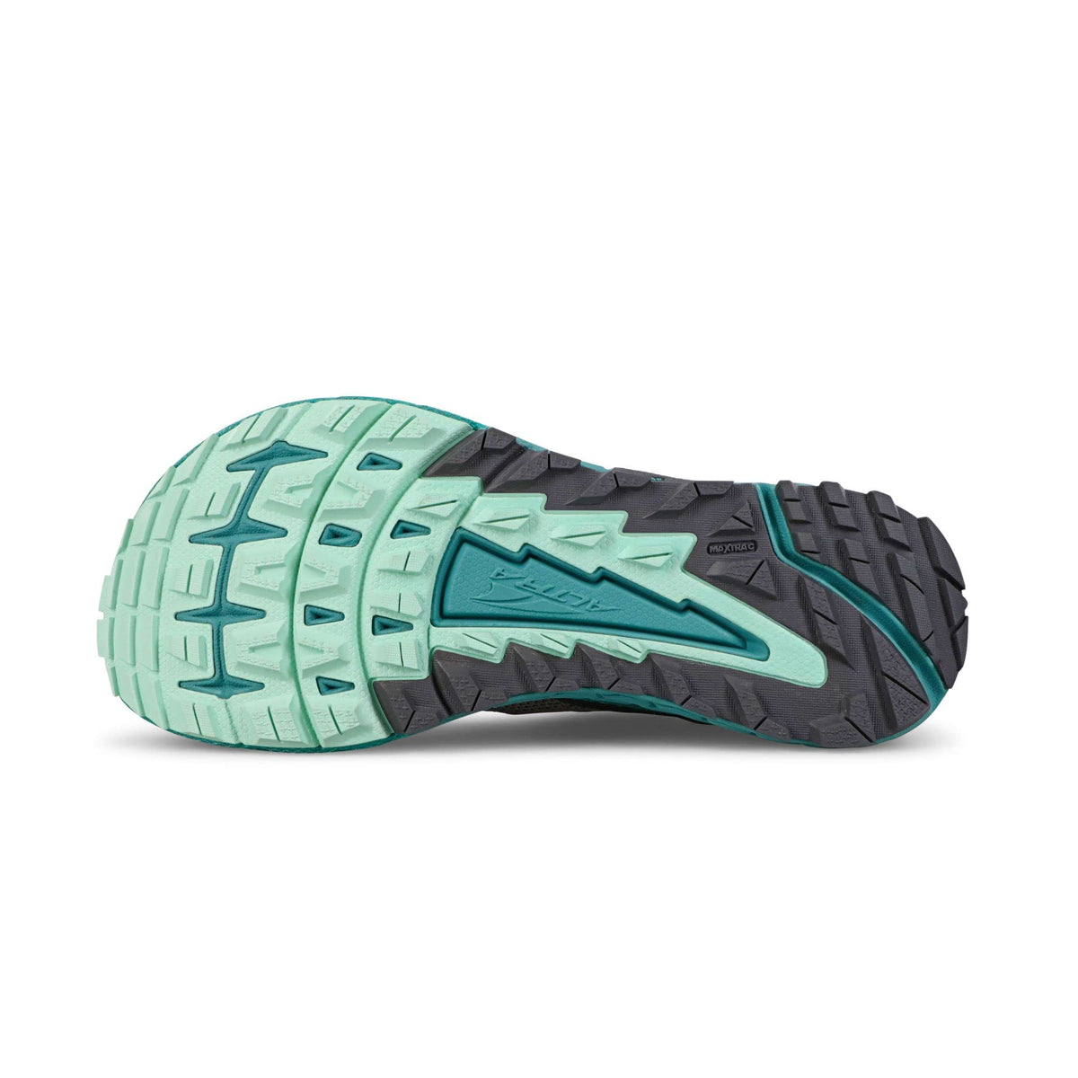 ALTRA Women's TIMP 4 Running Shoe, Gray/Teal, 12 Medium