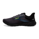 Brooks Men’s Anthem 6 Neutral Running Shoe - Ebony/Black/Blue - 8.5 Medium