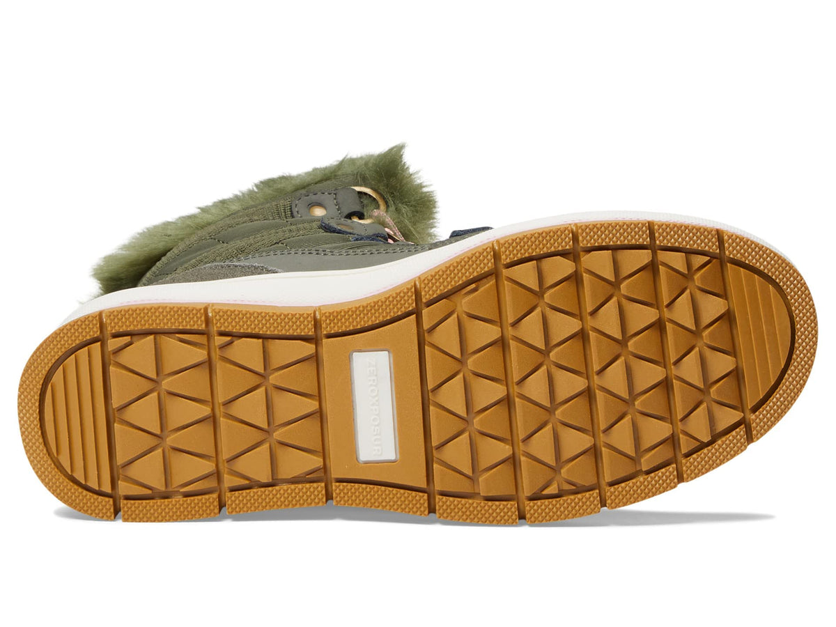 ZeroXposur Women's Montana Short Waterproof Snow Boots - Warm Winter Boots for Women (Lichen, 7.5)