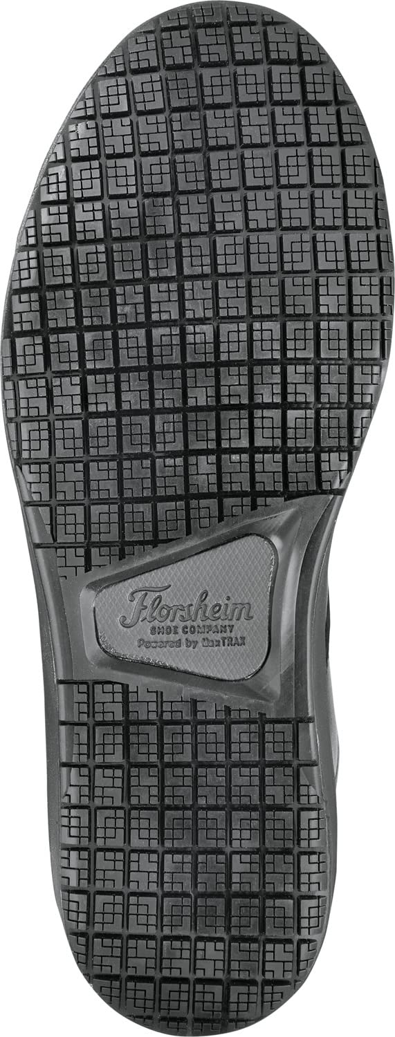 Florsheim Crossover Work, Men's, Black, Soft Toe, EH, MaxTrax Slip Resistant, Casual Oxford Work Shoe, 12 XX-Wide