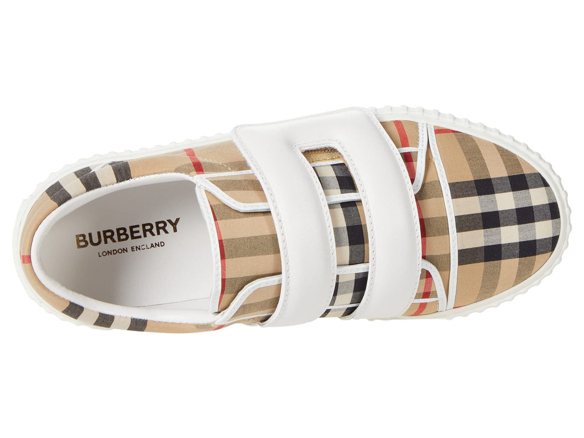 BURBERRY Mark CHK (Toddler/Little Kid) Archive Beige IP Check EU 30 (US 12.5 Little Kid) M