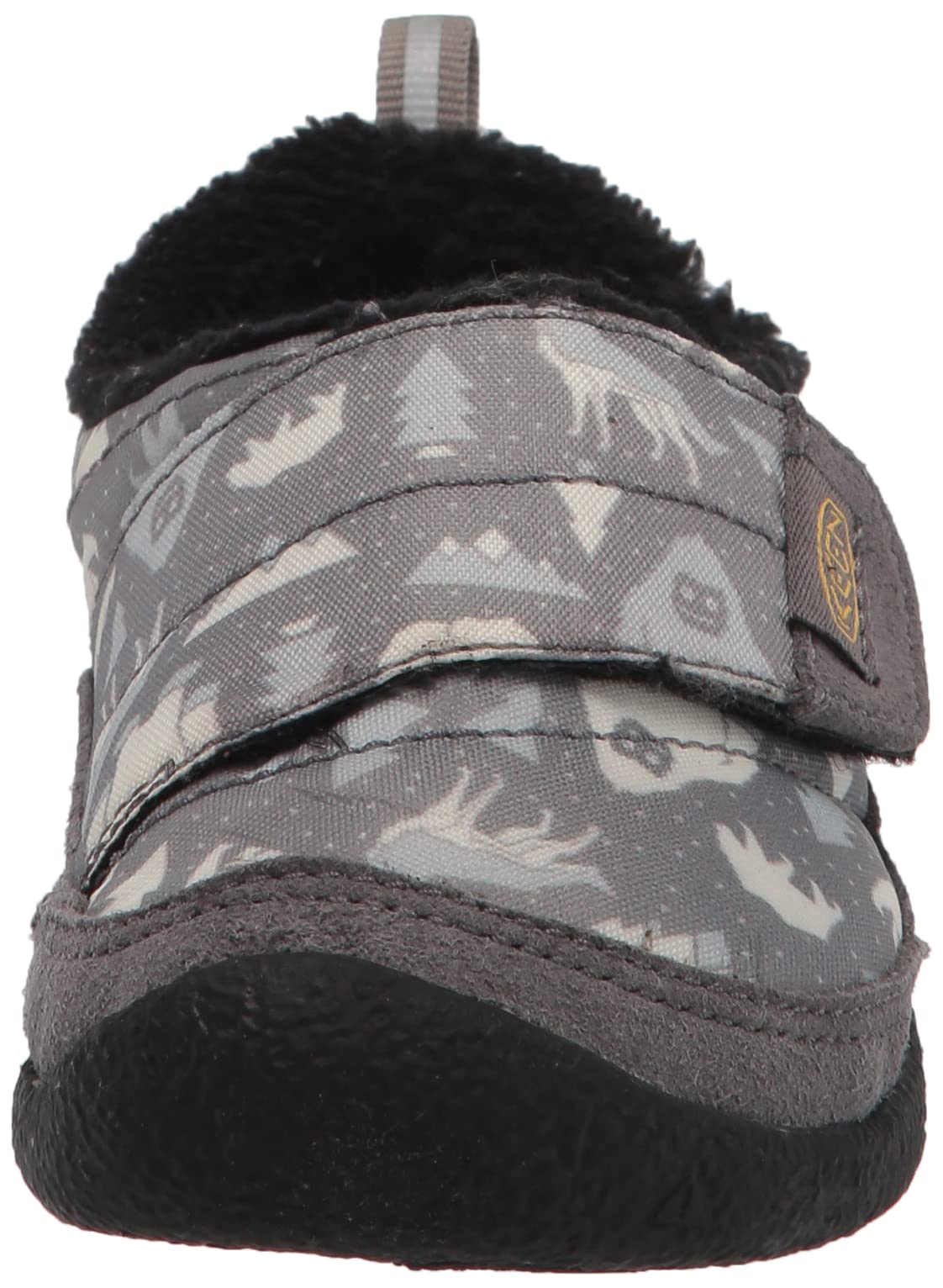 KEEN Unisex-Child Howser Low Wrap Casual Comfy Durable Slippers Big Kid (8-12 Years) 6 Big Kid Steel Grey/Star White