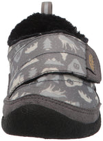KEEN Unisex-Child Howser Low Wrap Casual Comfy Durable Slippers Big Kid (8-12 Years) 6 Big Kid Steel Grey/Star White