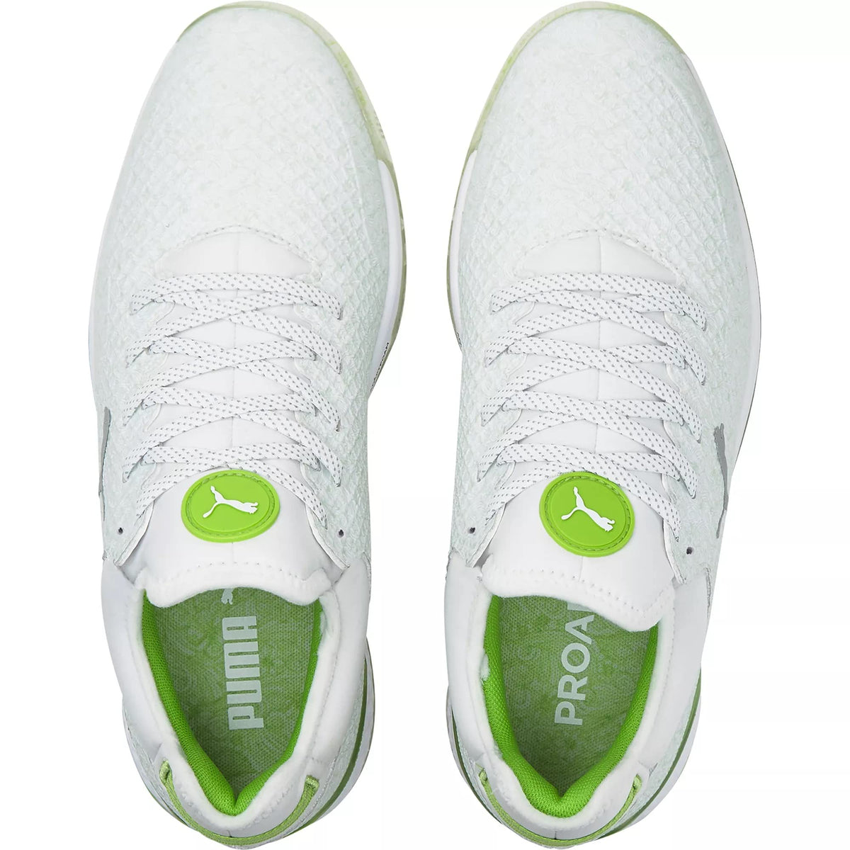 PUMA ProAdapt Alphacat - Masters Puma White/Puma Silver/Greenery 9 D (M)