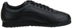 PUMA Mens Roma Sneaker, Basic black-black, 11