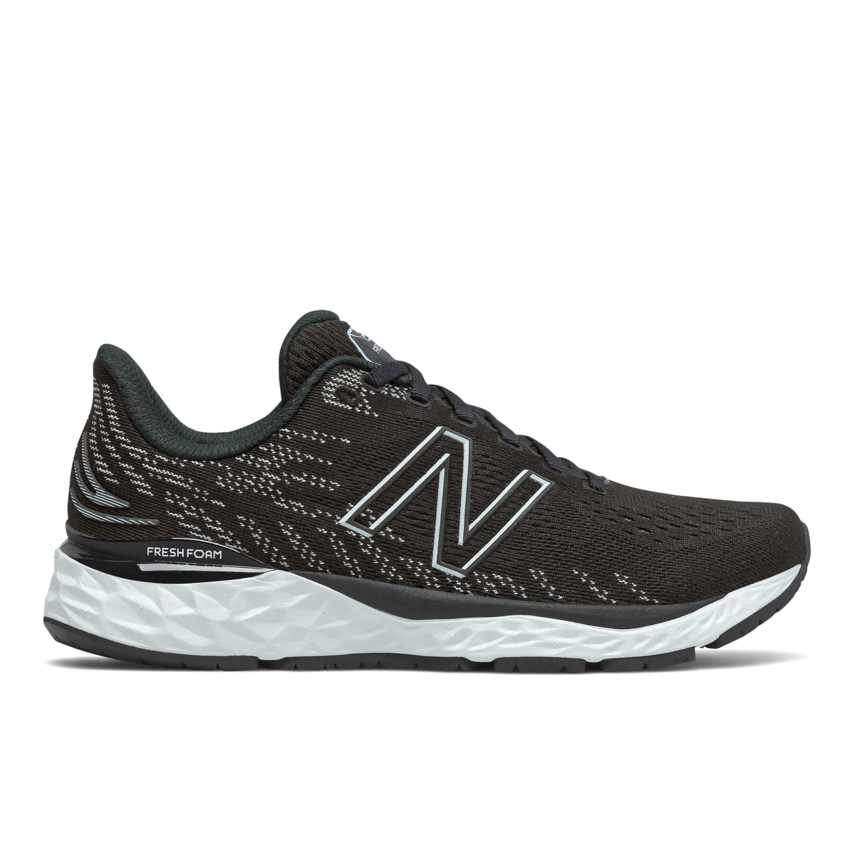 New Balance Women's Fresh Foam 880 V11 Running Shoe 9.5 Narrow Black/White