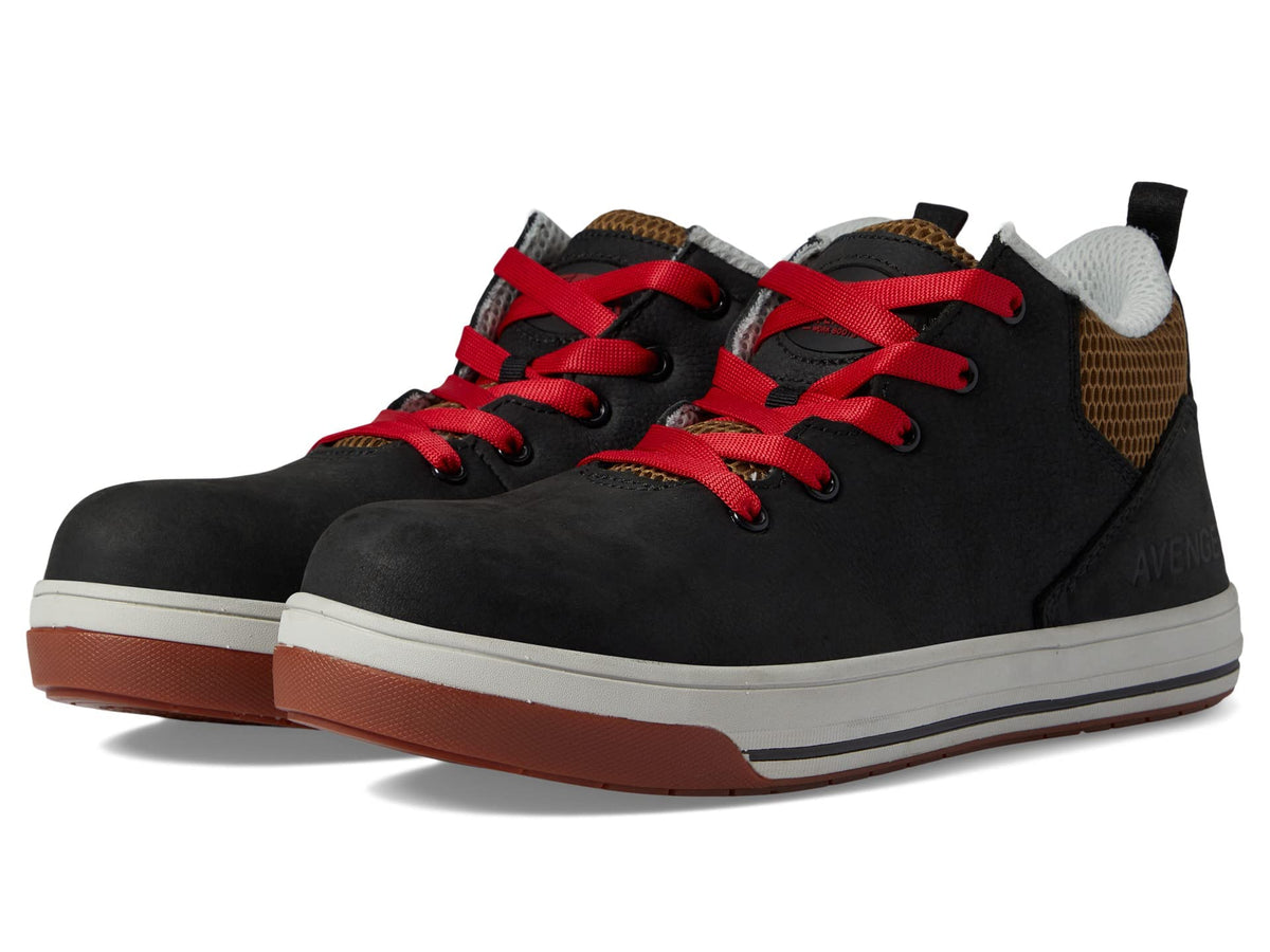 Avenger Work Boots Swarm Mid Black/Tan 11 EE - Wide