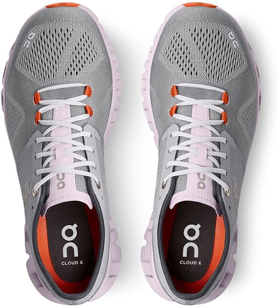 On Women's Cloud X Sneakers, Alloy|Lily, 10.5