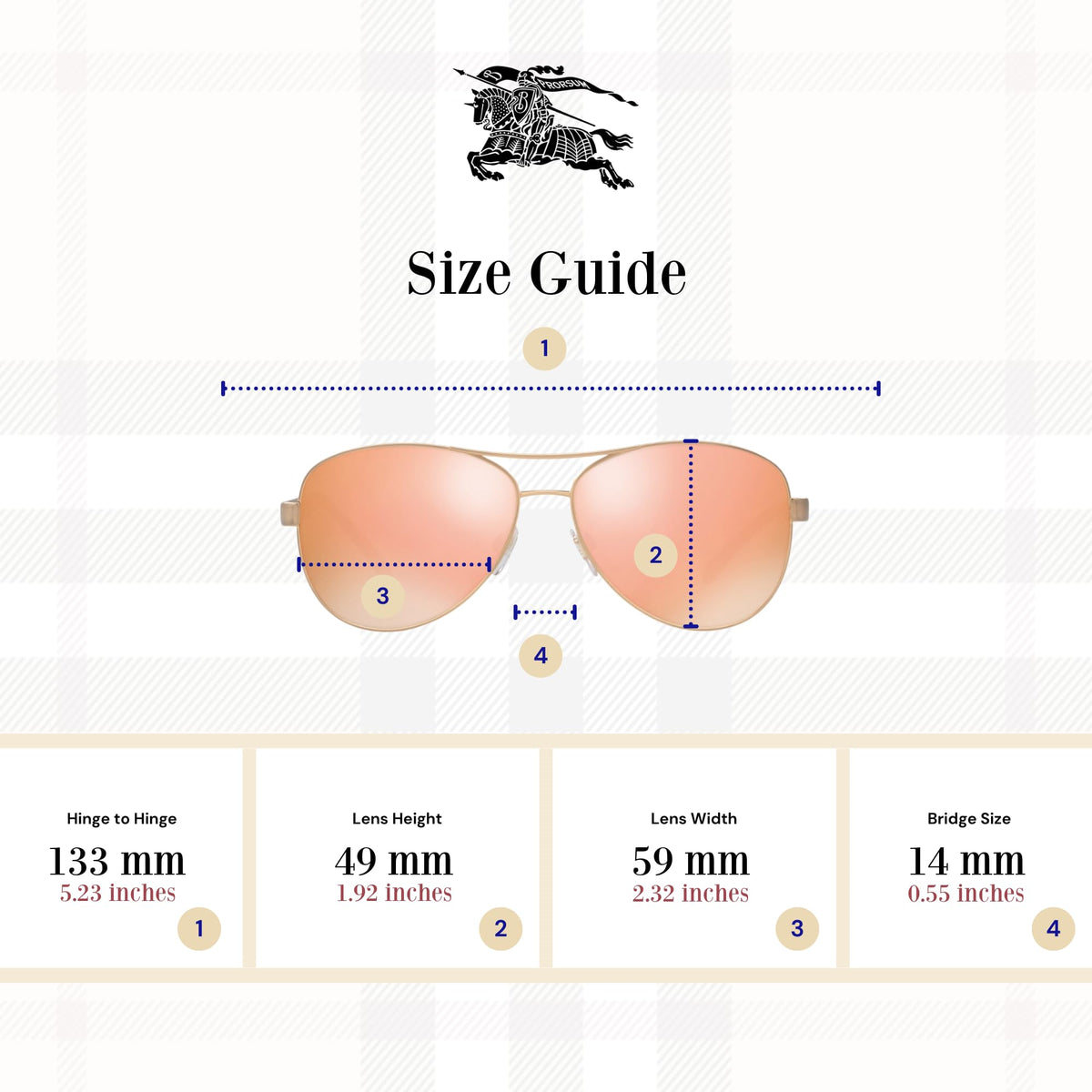 BURBERRY BE3080 12357J 59M Matte Gold/Brown Mirror Rose Gold Aviator Sunglasses For Women+ BUNDLE With Designer iWear Eyewear Kit