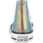 Converse Chuck Taylor All Star Hi Iridescent Glitter White/Black Synthetic 4½ US Junior