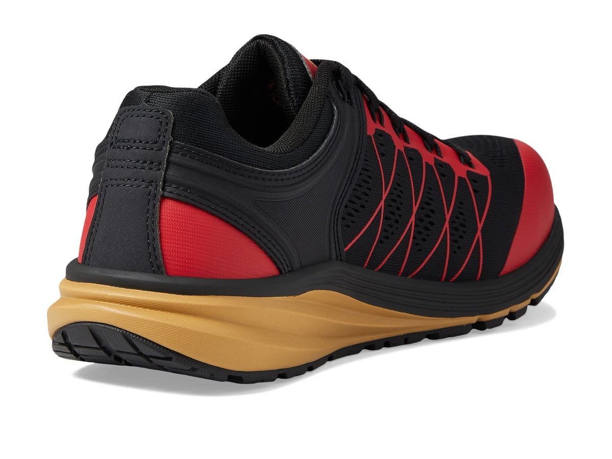 KEEN Utility Men's Vista Energy Low Height Sneakers Composite Toe Industrial Work Shoes, Red Carpet/Black, 12 Wide