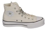 Converse Unisex Chuck Taylor All Star High Top Platform Sneaker - Off White 8
