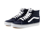 Vans Men's Sk8 Hi Sneaker, Parisian Night/True White, Size 10.5