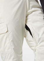 Helly-Hansen Womens Switch Cargo Insulated Waterproof Ski Pant, 048 Snow, Large