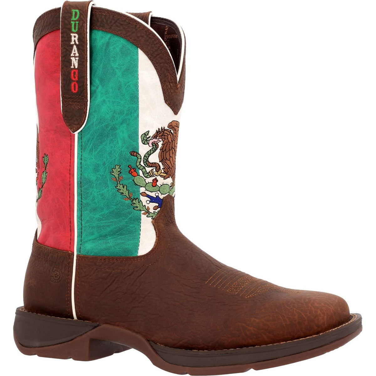 Durango Men's Rebel Western Boot, Mexico Flag, 10.5