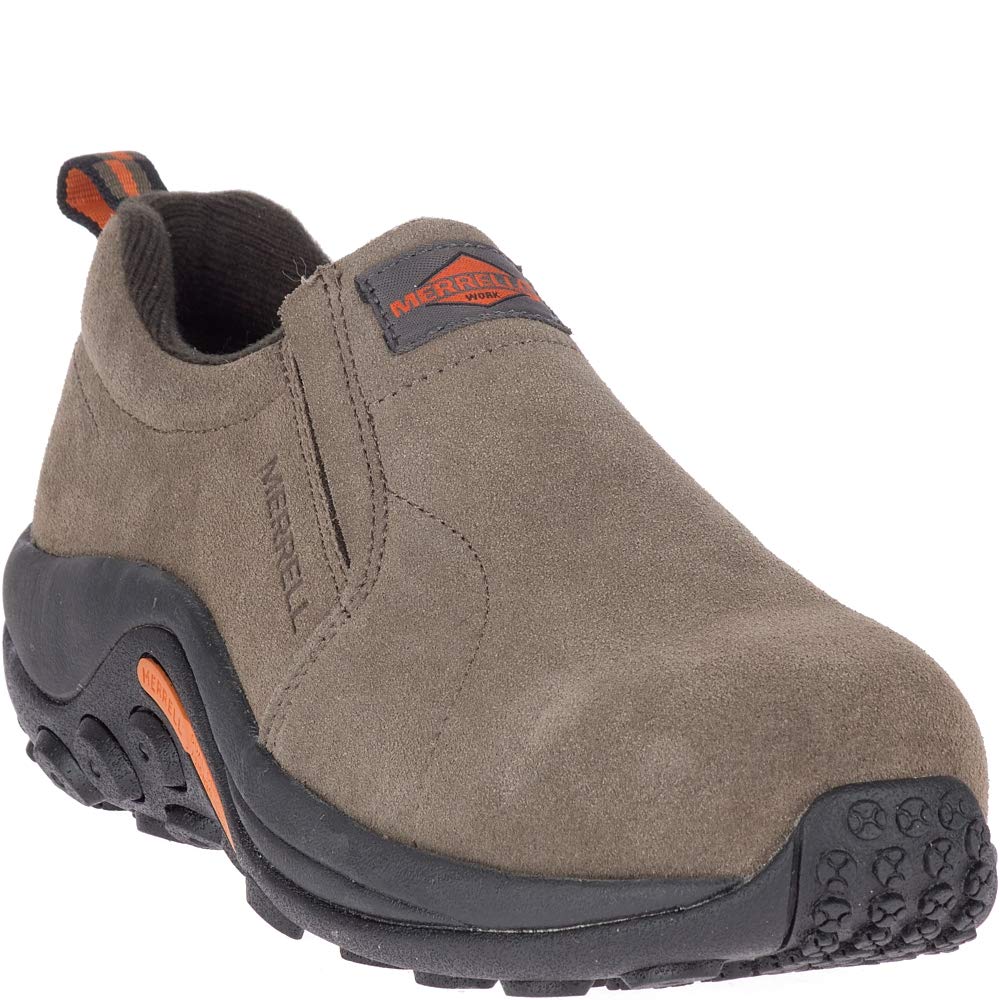 Merrell Men's Alloy Toe Jungle Moc at-Black 9.5 Gunsmoke