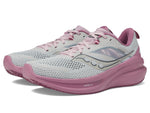 Saucony Women's Omni 22 Sneaker, Cloud/Orchid, 7.5 Wide