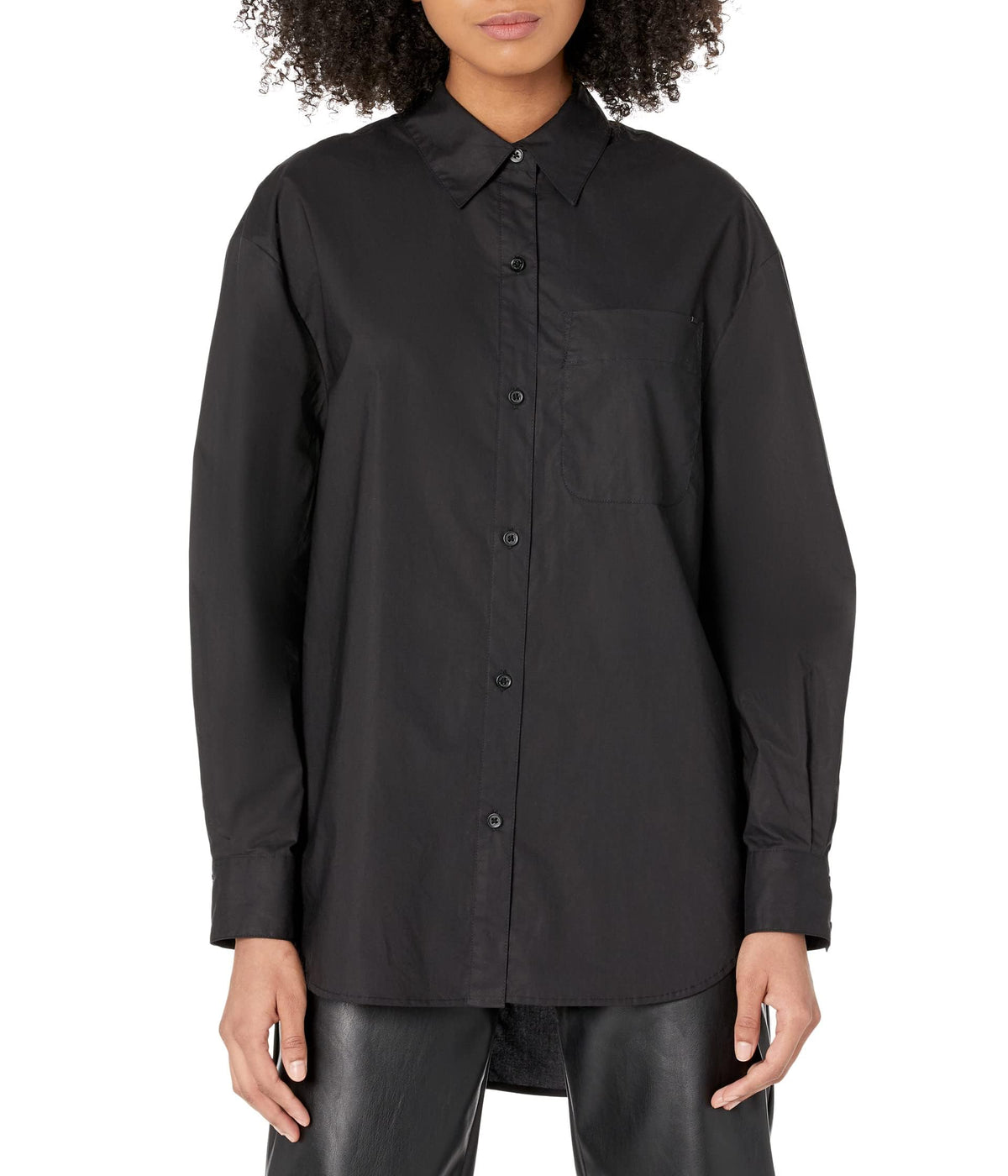 AllSaints Laurie Shirt Black UK 8 (US Women's 4)