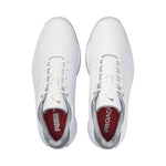 Puma Golf Men's PROADAPT ALPHACAT Leather Golf Shoe, Puma White-Puma Silver, 12.5