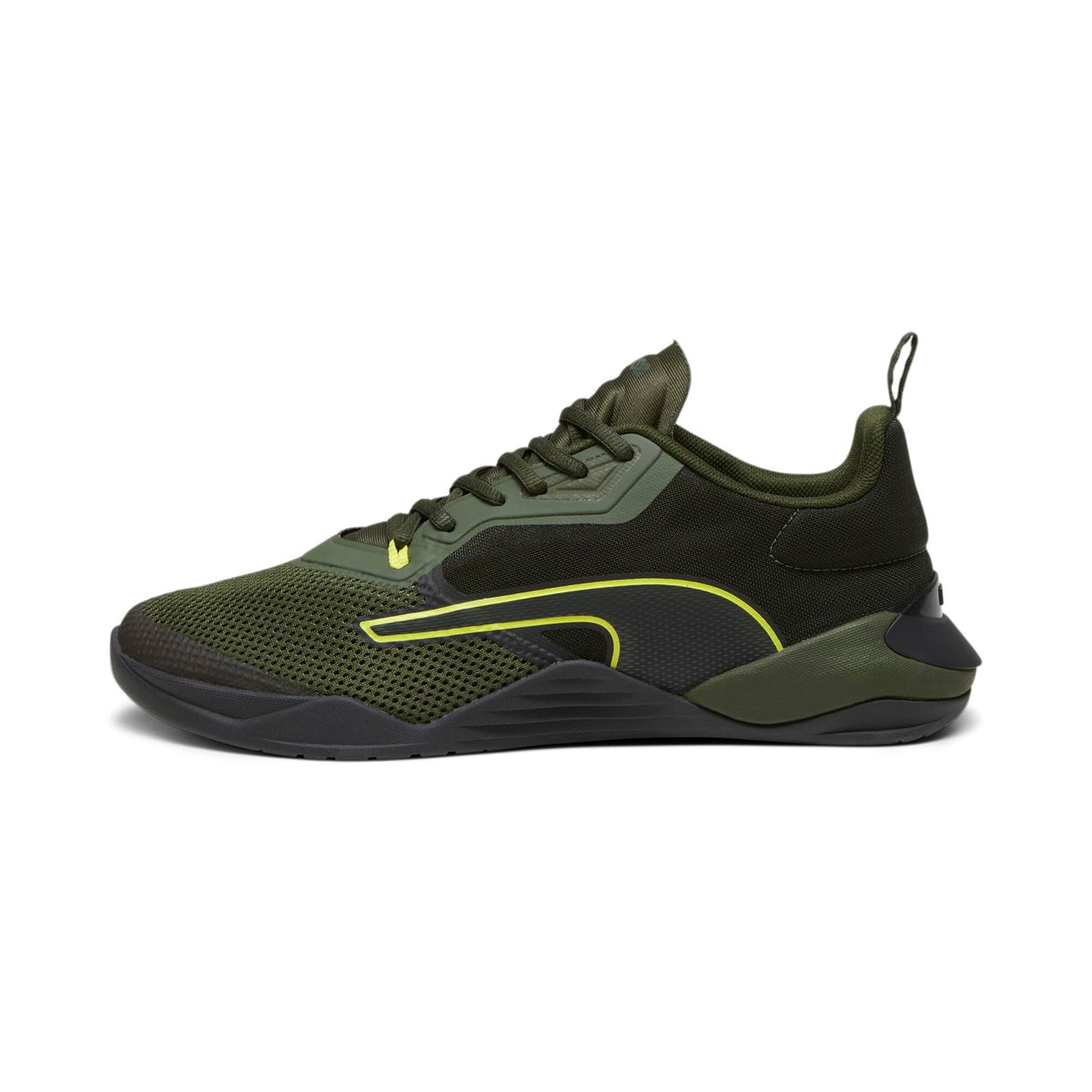 PUMA Men's Fuse V2.0 13 Myrtle-puma Black-yellow Burst