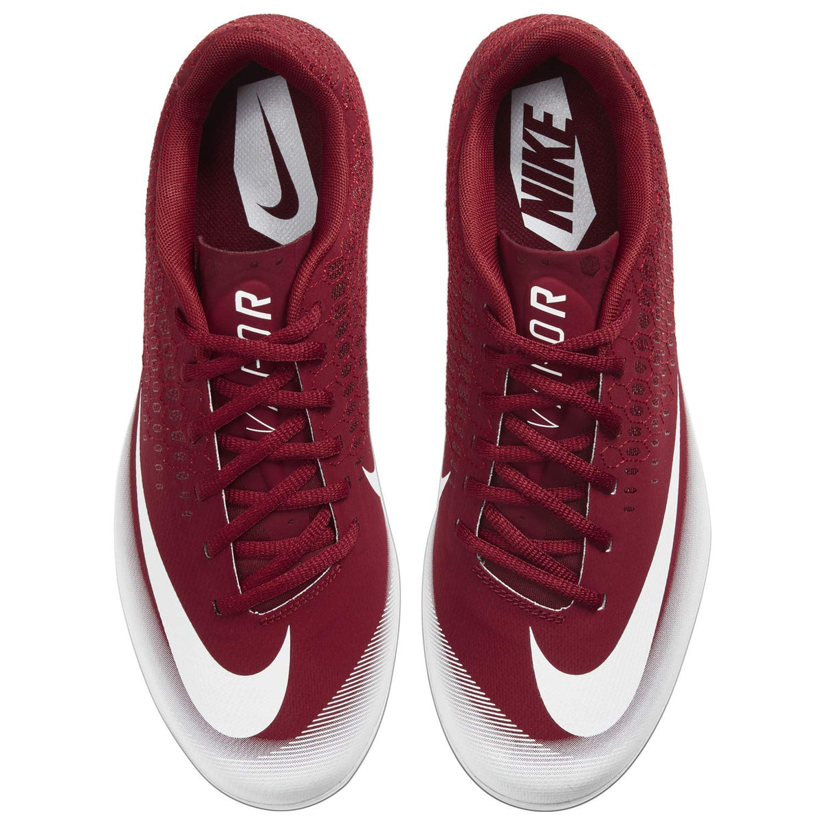 Nike Men's Lunar Vapor Ultrafly Elite 2 Baseball Cleat (Team Crimson/White, 12.5)