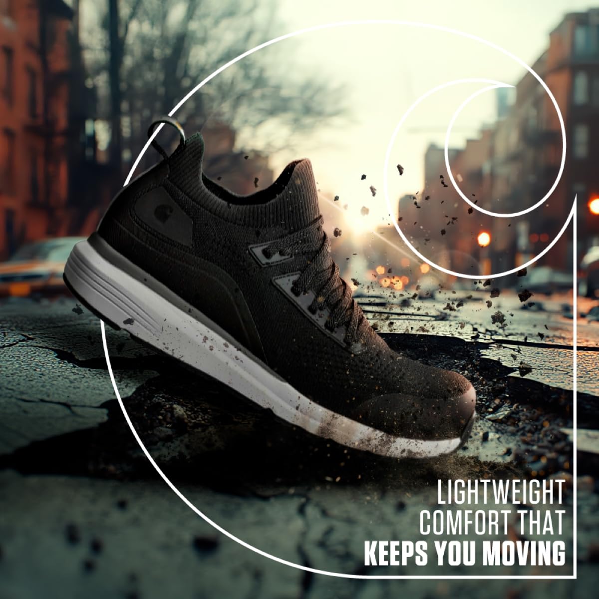 Carhartt Women's Haslett 3-inch Sd Soft Toe Work Sneaker 8 Blue