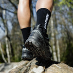 Salomon Men's WANDER Running Shoes for Men, Black / Pewter / Frost Gray,11.5