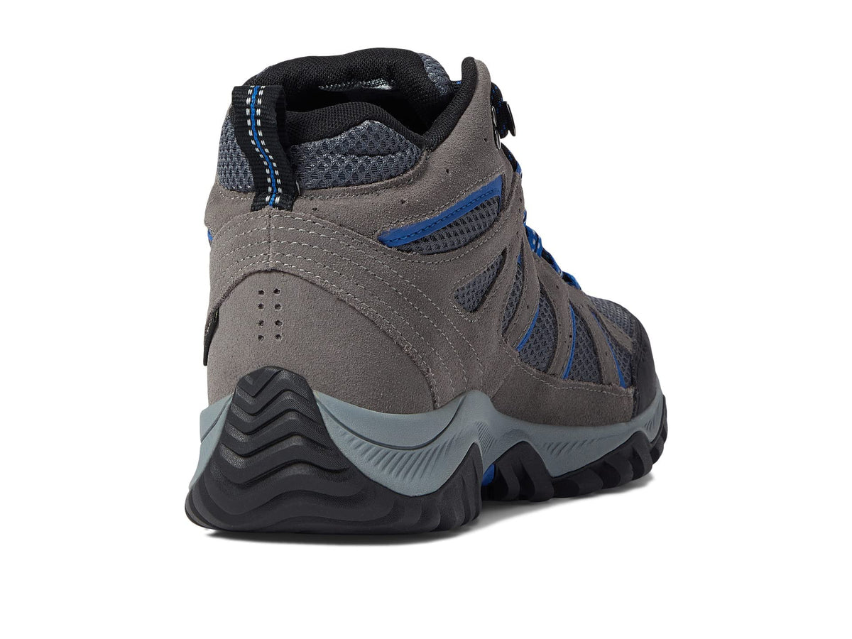 Merrell Oakcreek Mid Shoes for Men Offers Waterproof, Lace Closure, and Man-Made Outsole Charcoal 13 M