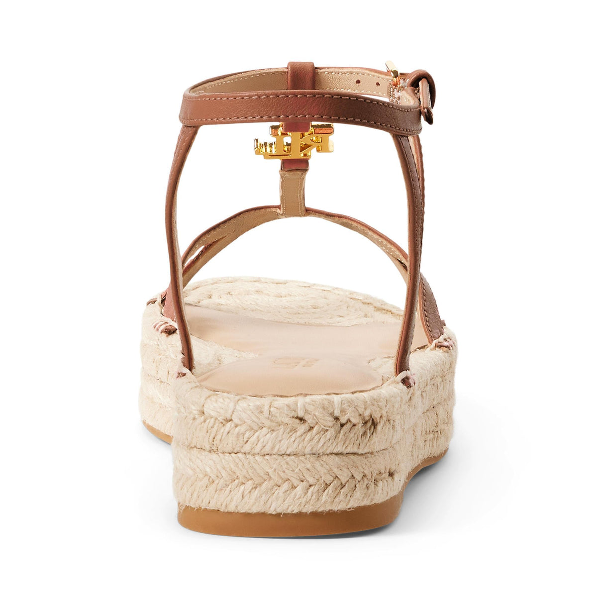 Lauren Ralph Lauren Women's Payton Espadrille Deep Saddle Tan 9.5 Medium