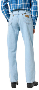 Wrangler Men's 13MWZ Cowboy Cut Original Fit Jean, Gold Buckle Bleach, 34W x 32L