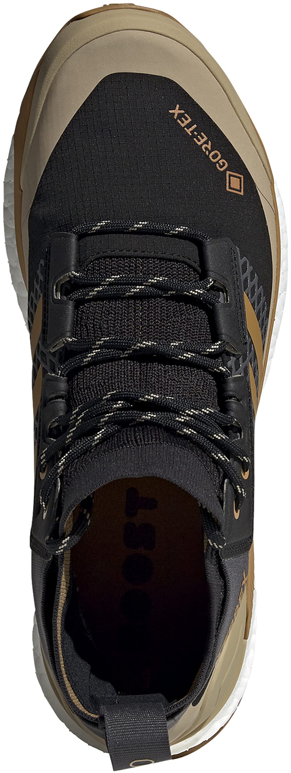 adidas Men's Terrex Free Hiker Gore-Tex Hiking Shoe, Core Black/Mesa/Beige Tone - 13