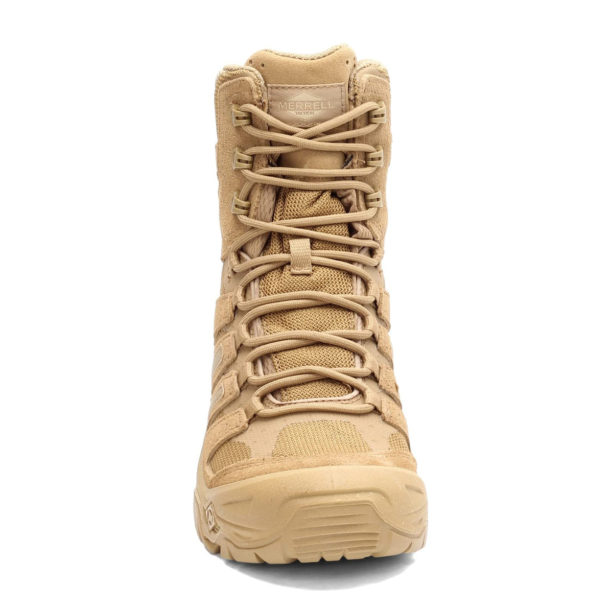 Merrell Men's Strongfield Tactical 6” Waterproof Boots, Breathable & Comfortable Work Combat Hiking Shoes Military, Dark Coyote, 10