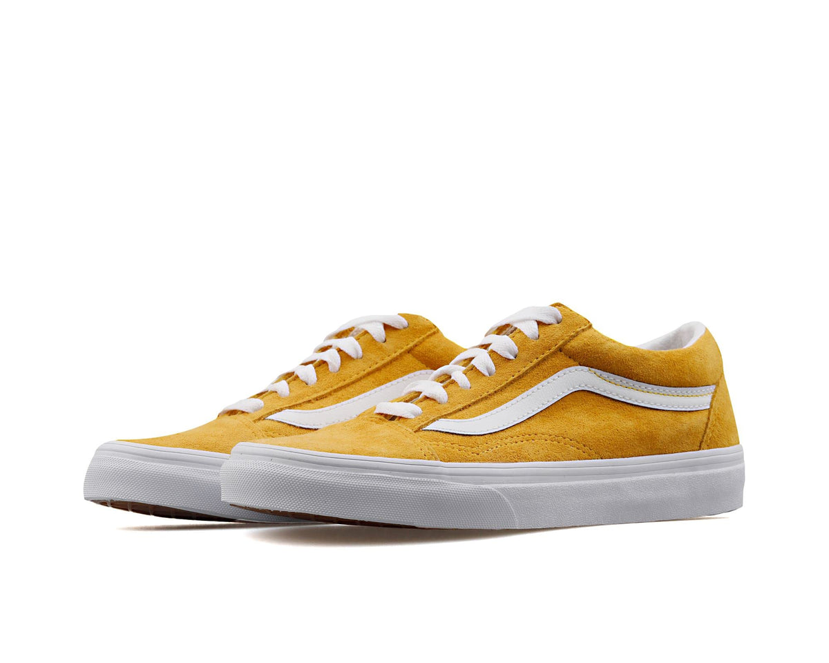 Vans Mens Old Skool Pig Suede Mango Mojito White Size 4