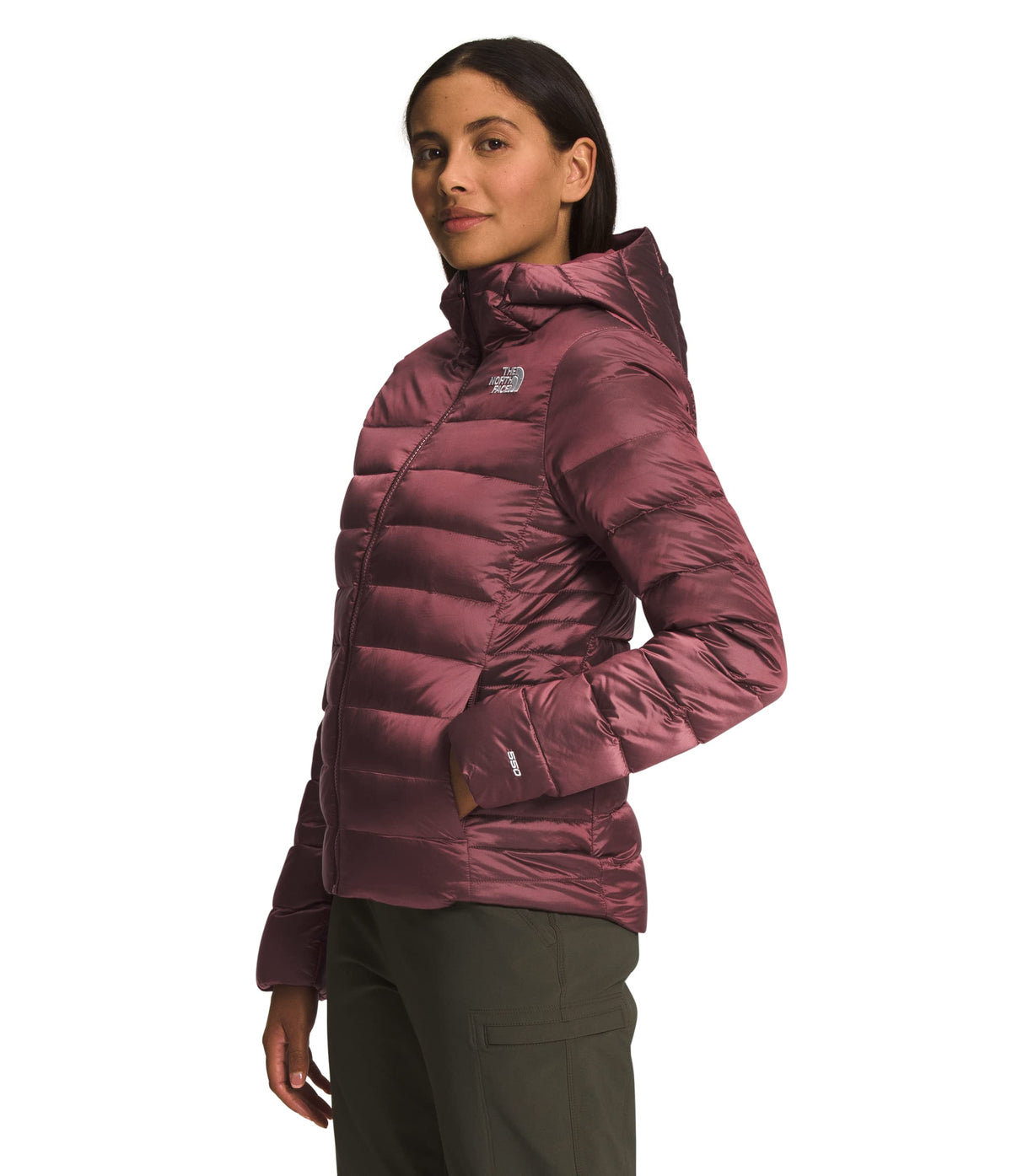 THE NORTH FACE Aconcagua Hoodie Womens Jacket Wild Ginger Sz S