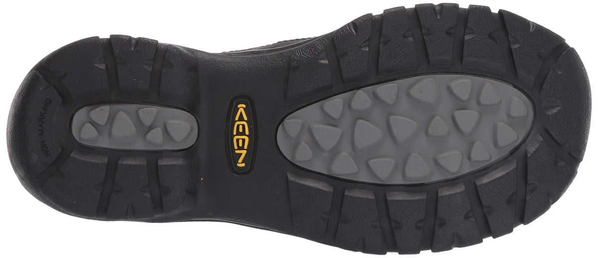 KEEN Women's Kaci 2 Casual Comfortable Leather Slip on Clog 5 Black/Black