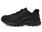 Merrell Boy's Moab Speed Low Waterproof (Toddler/Little Kid/Big Kid) Triple Black 4.5 Big Kid M