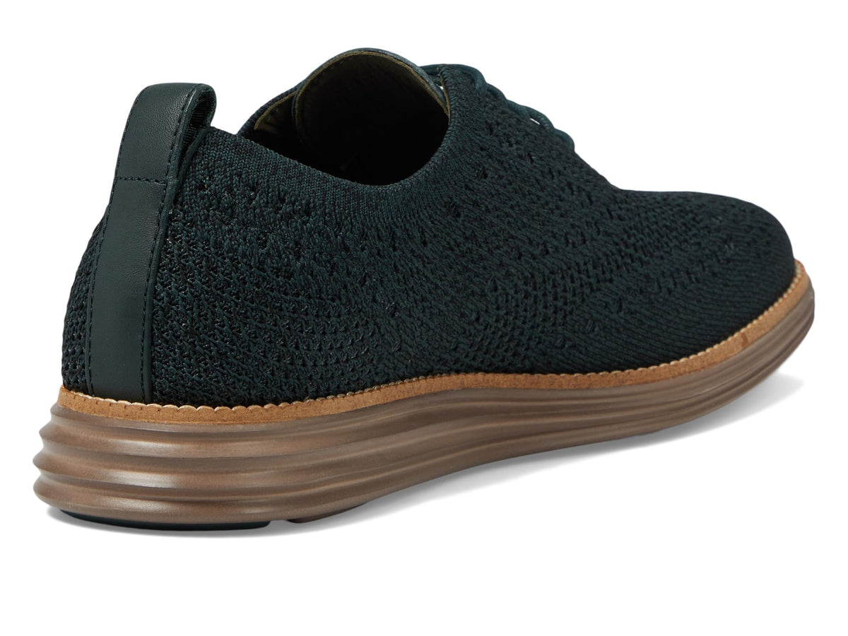 Cole Haan Men's ORIGINALGRAND Stitchlite Wingtip Oxford, Scarab/Black Truffle, 11