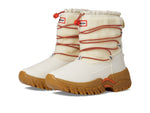 Hunter Womens Wanderer Short Faux Fur Winter & Snow Boots Ivory 5 Medium (B,M)