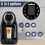 Lavazza Coffee Maker Classy Pro LB1201, 18.6 Fl Oz Tank & Direct Water Connection Single Serve Espresso Machine & Blue Capsules 100-Pack Top Class Barista at Home