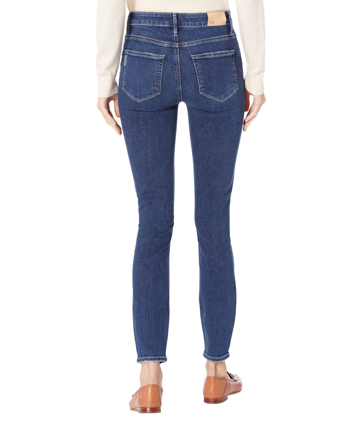 PAIGE womens Hoxton Ankle High Rise Skinny Ankle Length in First Date Jeans, First Date, 33 US