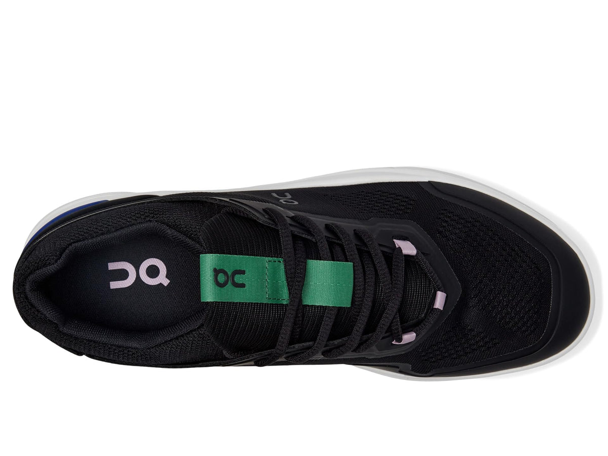 On Men's The Roger Spin Sneakers, Black | Indigo, 12.5 Medium US