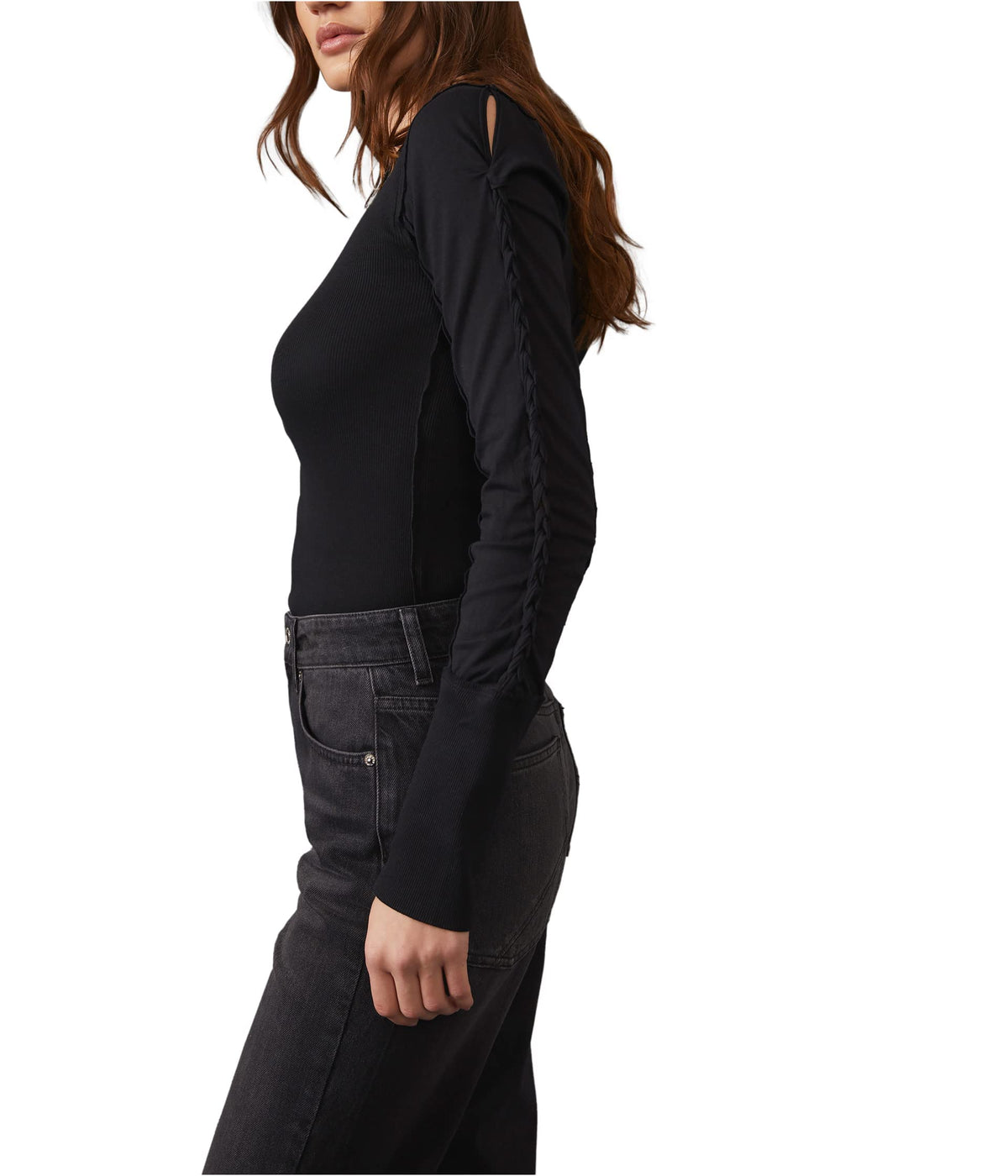 Free People Daisy Chain Cuff Small Black